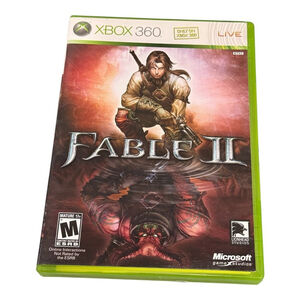 Fable II Xbox 360 Complete Video Game Case Manual Tested RPG Adventure M Rated